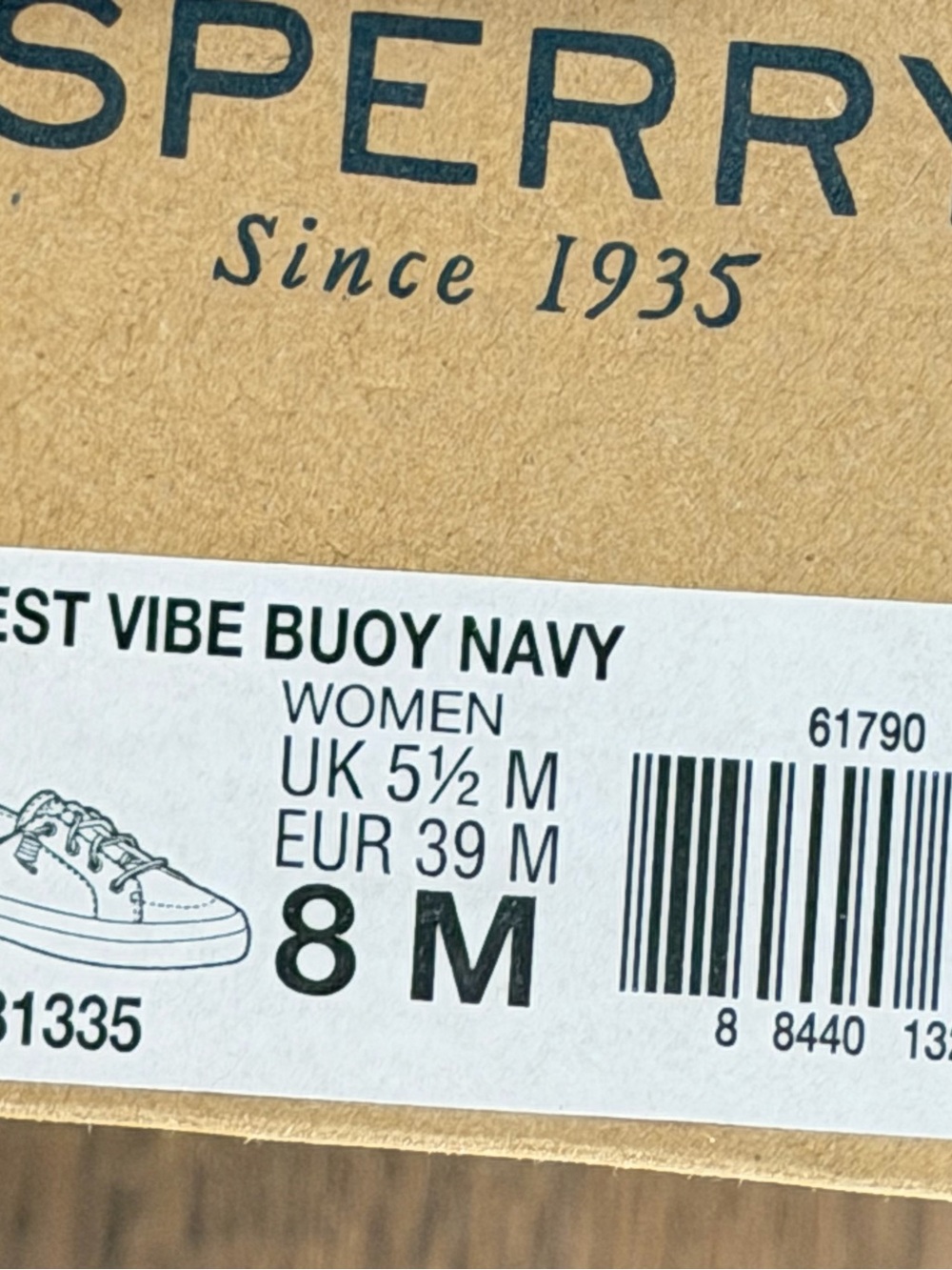 Sperry Navy Canvas Low-Top Sneakers with Red & Light Blue Accents - Picture 8 of 8